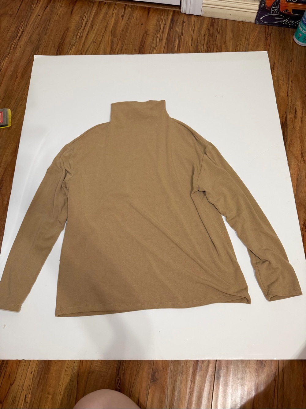 Aritzia Wilfred Tan/Camel Turtleneck Sweater
